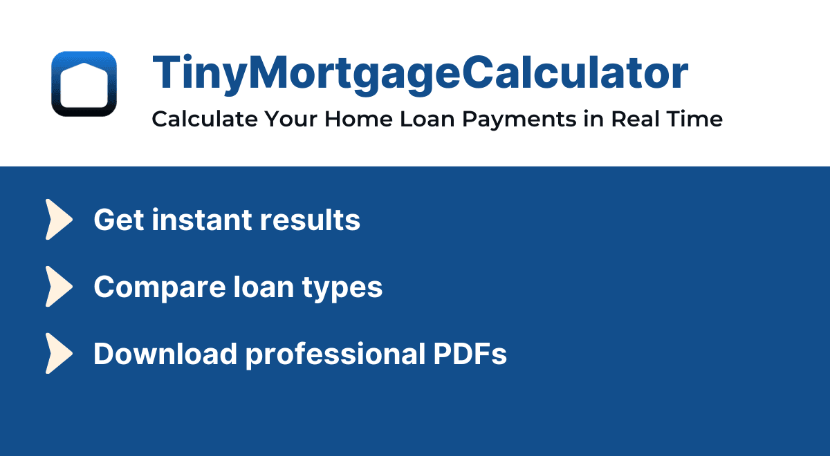 TinyMortgageCalculator screenshot